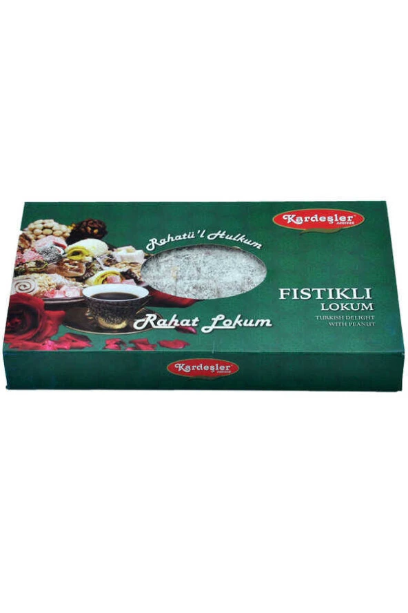 Kardeşler Fıstıklı Hediyelik Lokum 700 G ürün görseli 1