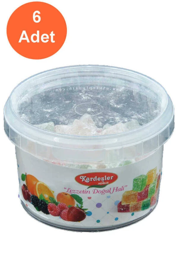 Kardeşler Meyveli Kuş Lokumu 150 G x 6 Adet ürün görseli 1