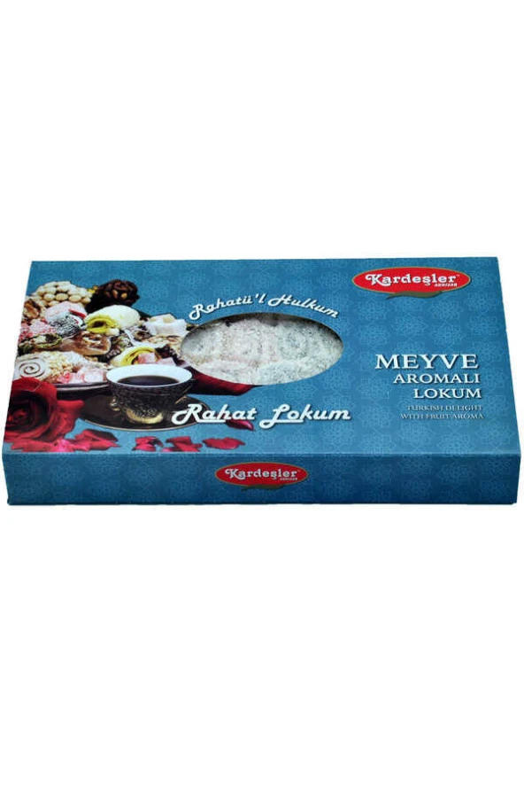 Kardeşler Meyve Aromalı Sarma Hediyelik Lokum 700 G ürün görseli 1
