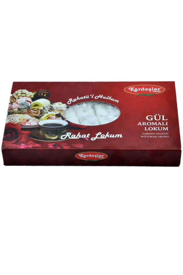 Kardeşler Gül Aromalı Hediyelik Lokum 700 G ürün görseli 1