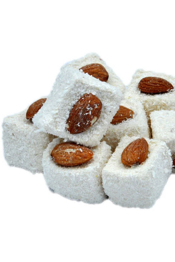 Kardeşler Basma Bademli Sultan Küp Lokum 2.5 KG ürün görseli 1