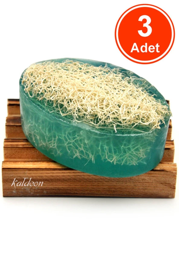 Kabak Lifli El Yapımı Doğal Okyanus Sabunu 120 G x 3 Adet ürün görseli 1