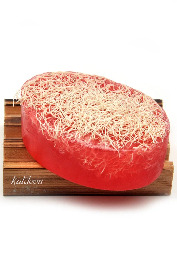 Kabak Lifli El Yapımı Doğal Kantaron Yağı Sabunu 120 G ürün görseli 1