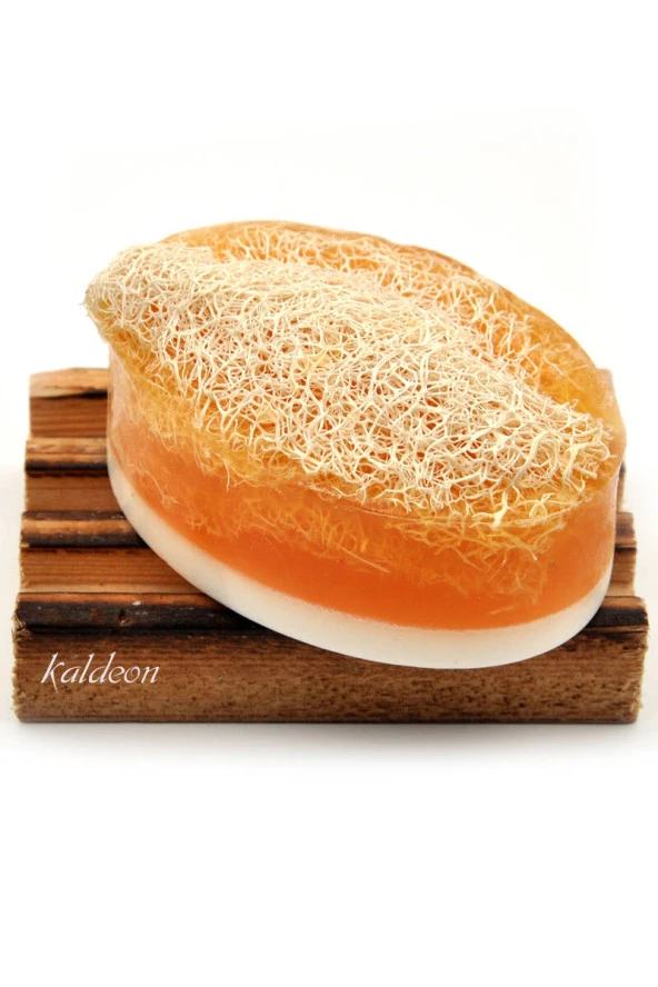 Kabak Lifli El Yapımı Doğal Ballı Eşek Sütü Sabunu 120 G ürün görseli 1