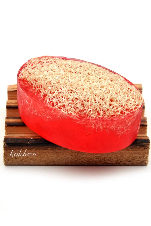 Kabak Lifli El Yapımı Doğal Nar Çekirdeği Yağı Sabunu 120 G ürün görseli 1