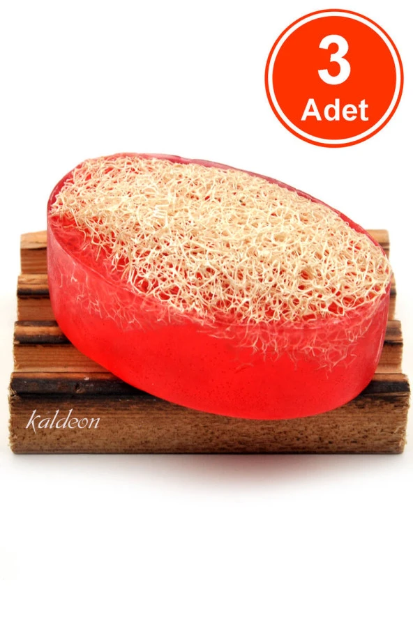 Kabak Lifli El Yapımı Doğal Nar Çekirdeği Yağı Sabunu 120 G x 3 Adet ürün görseli 1