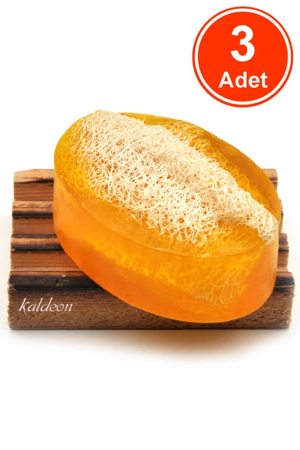 Kabak Lifli El Yapımı Doğal Kükürt Sabunu 120 G x 3 Adet ürün görseli 1