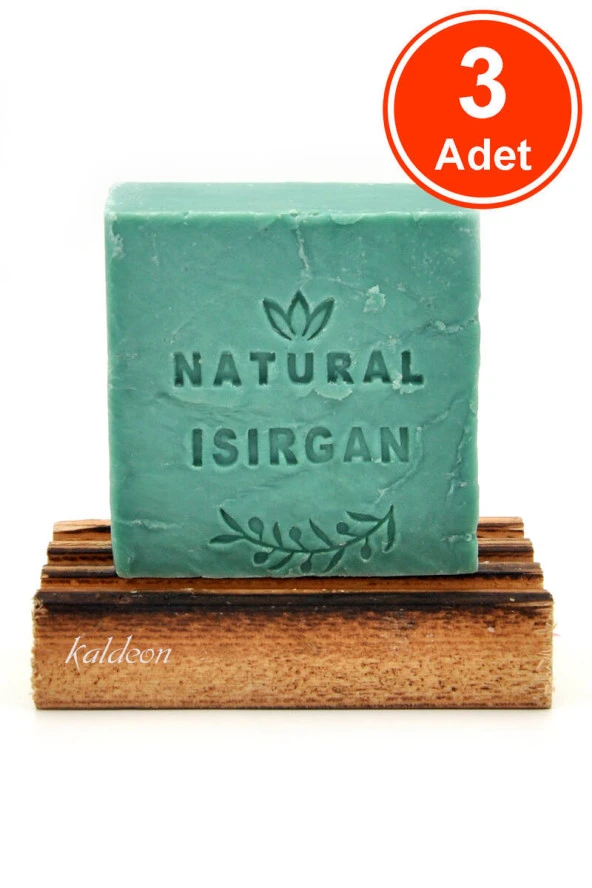 Isırgan Yağı Sabunu El Yapımı Doğal 120 G x 3 Adet ürün görseli 1