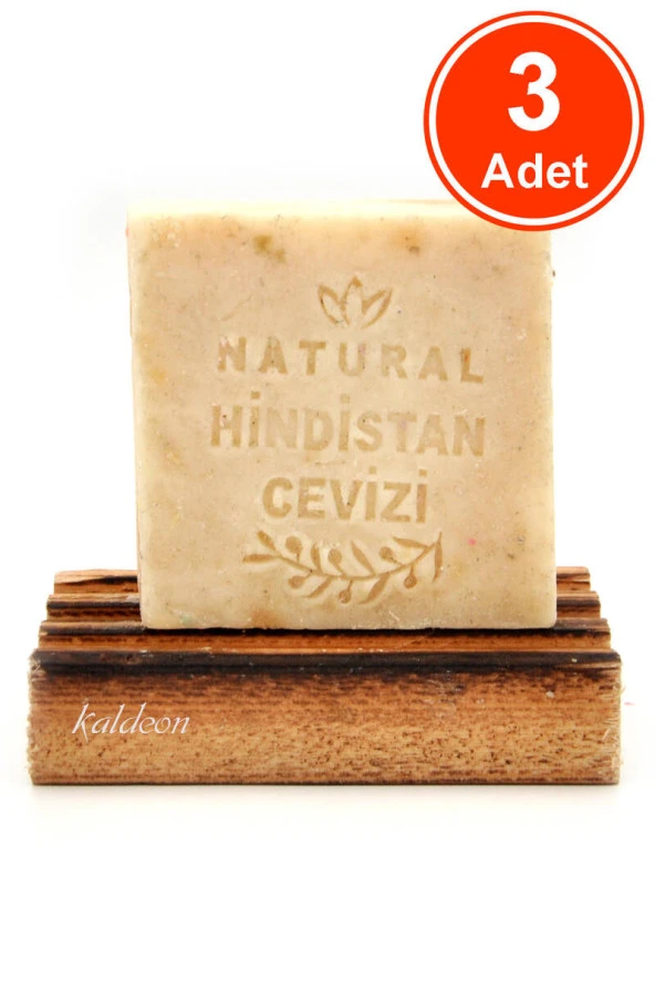 Hindistan Cevizi Yağı Sabunu El Yapımı Doğal 120 G x 3 Adet ürün görseli 1