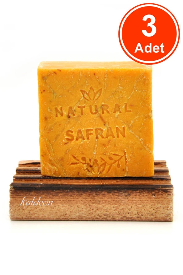 Safran Sabunu El Yapımı Doğal 120 G x 3 Adet ürün görseli 1