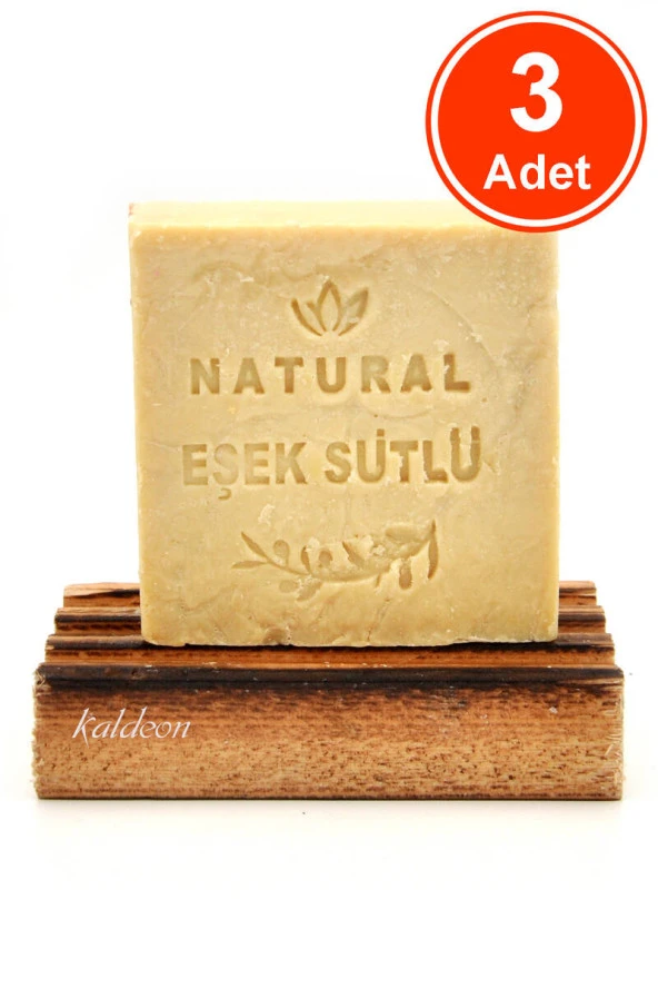 Eşek Sütü Sabunu El Yapımı Doğal 120 G x 3 Adet ürün görseli 1