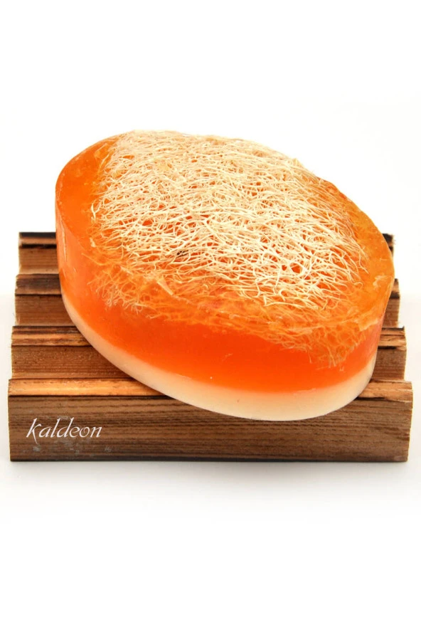 Kabak Lifli El Yapımı Doğal Ballı Pirinç Sabunu 120 G ürün görseli 1