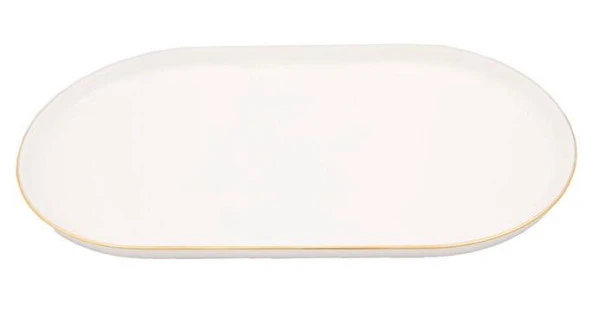 Porland Chopin Altın Serisi 32cm Oval Kayık Tabak ürün görseli 1