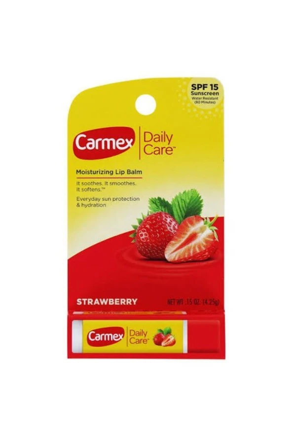 Carmex Strawberry Lip Balm Stick 4.25g ürün görseli 1
