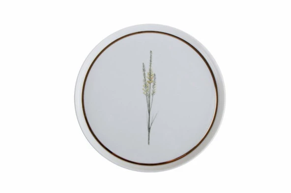 Porland Botanical Serisi 21cm Düz Tabak Desen2 ürün görseli 1
