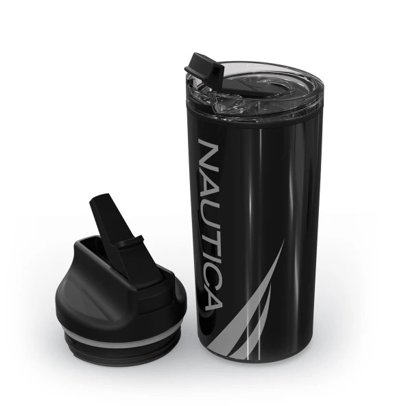 Nautica NTM02 Sport Termos Paslanmaz Çelik 500 ml J.Class Siyah ürün görseli 1