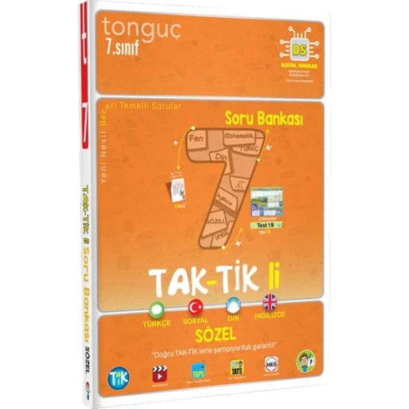 Tonguç 7. Sınıf Taktikli Sözel S.B. ürün görseli 1