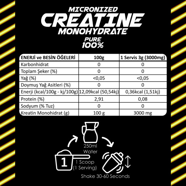 Gökçek Şifa Creatine Tozu 300 g - Resim 2