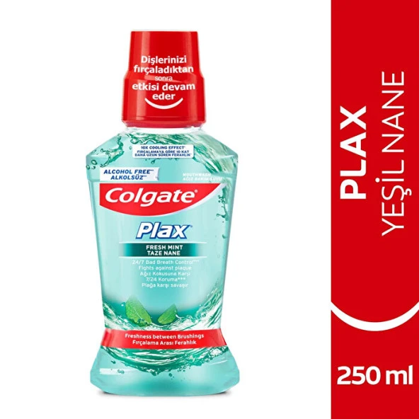 Colgate Plax Taze Nane Ağız Bakım Suyu 250 ml 2 Adet ürün görseli 1