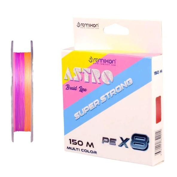 Remixon Astro 8x 150m Multicolor İp Misina ürün görseli 1