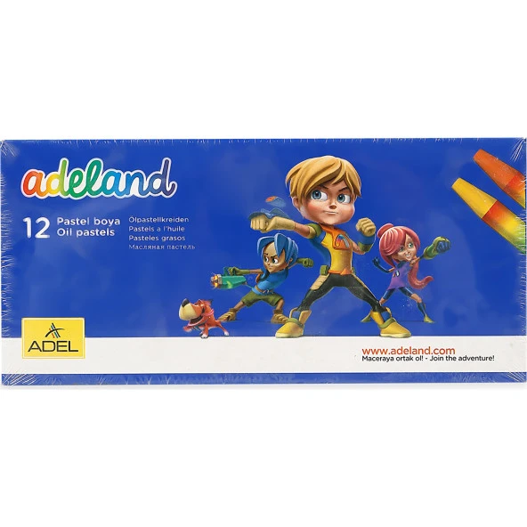 ADELAND 12 Lİ PASTEL BOYA ürün görseli 1