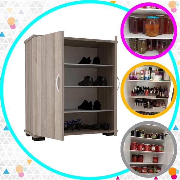 Modilayn BULUT 70 x 76 cm Ayakkabılık Dolabı Cordoba ürün görseli 1