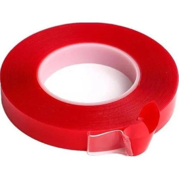 3B Trend Çift Taraflı Çok Kuvvetli Silikonlu Su Geçirmez Akrilik Şeffaf Bant 20mm x 2mt ürün görseli 1
