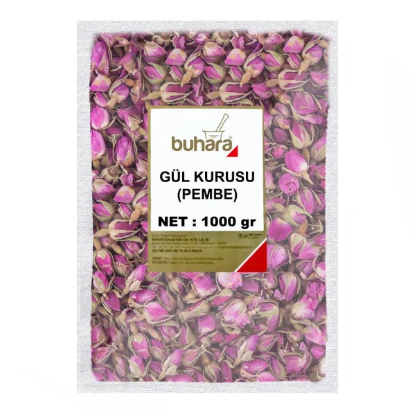 BUHARA PEMBE GÜL KURUSU 1000 GR ürün görseli 1