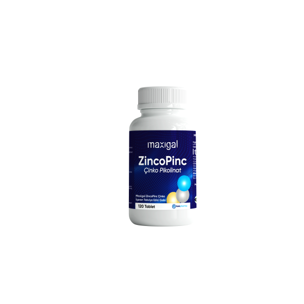 Maxigal Zincopinc Çinko Vitamin 15 Mg 120 Tablet ürün görseli 1