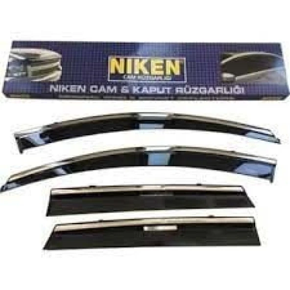 Honda Hrv 2022 2023 Niken Kromlu Cam Rüzgarlığı 4'lü ürün görseli 1