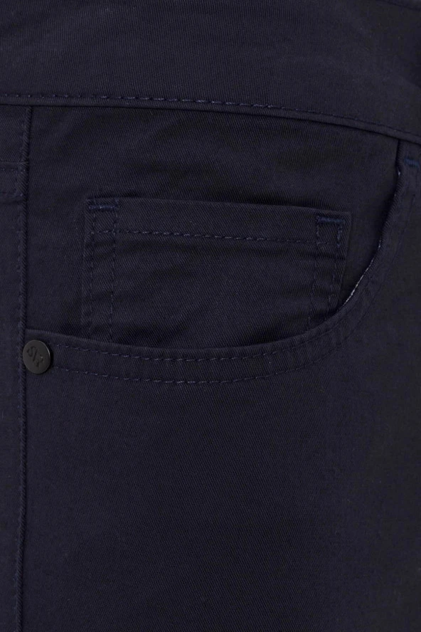 Slim 5 Cep Kalıp Düz Pantolon - Resim 2