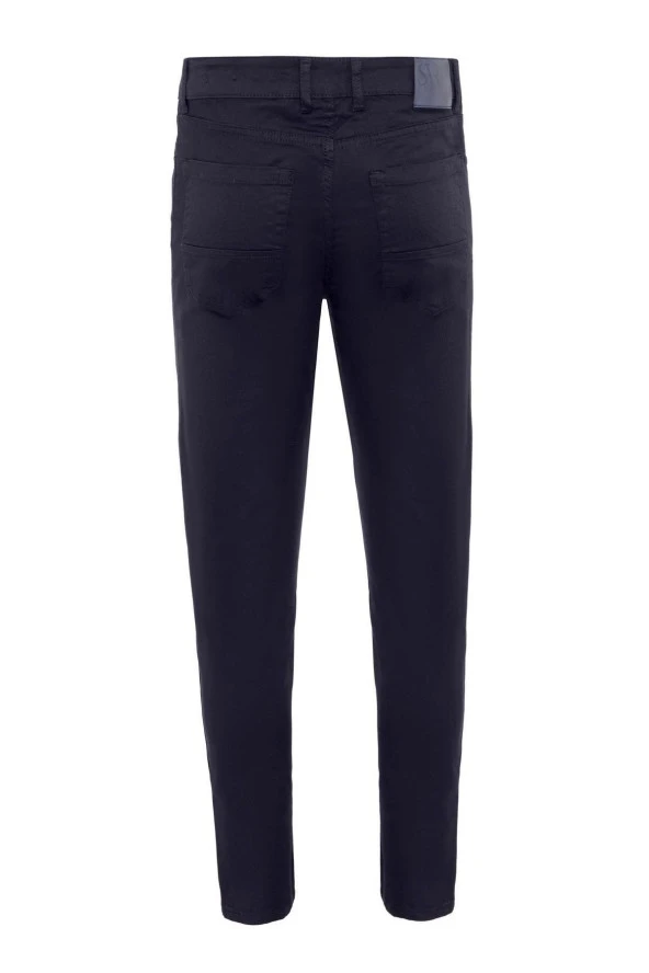 Slim 5 Cep Kalıp Düz Pantolon - Resim 4