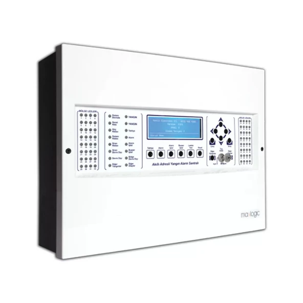 Maxlogic ML-1233/M Akıllı Adresli Yangın Alarm Santralı, 3 Çevrim, 381 Adres, Marin Sertifikalı ürün görseli 1
