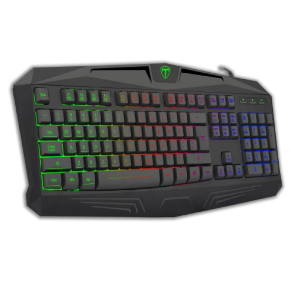 T-DAGGER TANKER, T-TGK106, USB Kablolu, Türkçe Q, Rainbow RGB, Gaming Klavye Powered By REDRAGON ürün görseli 1