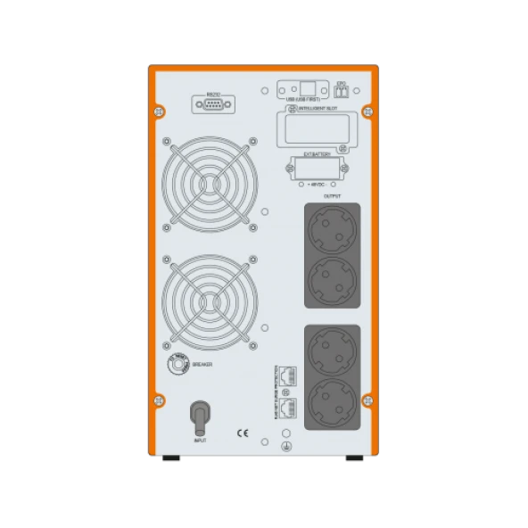 MAKELSAN Powerpack SE 3 KVA Online UPS6x9A Akü - Resim 2