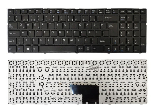 Medion E7223T E7226 E7424 E6432 E7420 E7631 Klavye Tuş Takımı (Siyah TR) ürün görseli 1