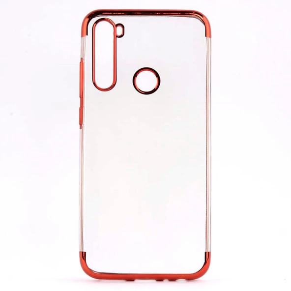 Redmi Note 8T Kamera Korumalı Köşeleri Renkli Şeffaf Kılıf ürün görseli 1