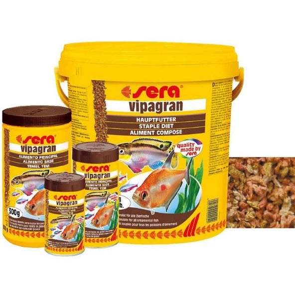 Sera Vipagran Süs Balıkları İçin Temel Yem 12 Gr ürün görseli 1