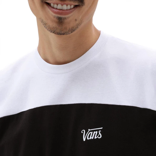 Vans Script Crew Block -B Erkek Tişört  VN0007G5Y281 - Resim 4