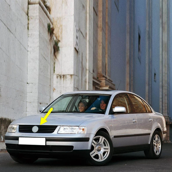 VW Passat B5 1997-2000 Ön Panjur Izgarası Siyah 3B0853653C ürün görseli 1