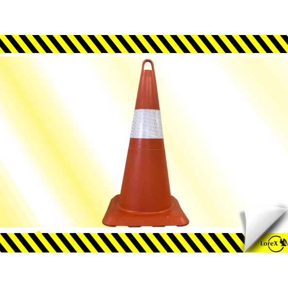 LOREX LR-0250 Kırılmaz Trafik Konisi , 50cm ürün görseli 1