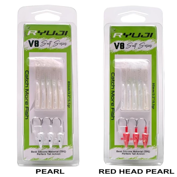 Ryuji V8 Silikon 8 cm 5.5 gr Silikon Yem - Resim 3