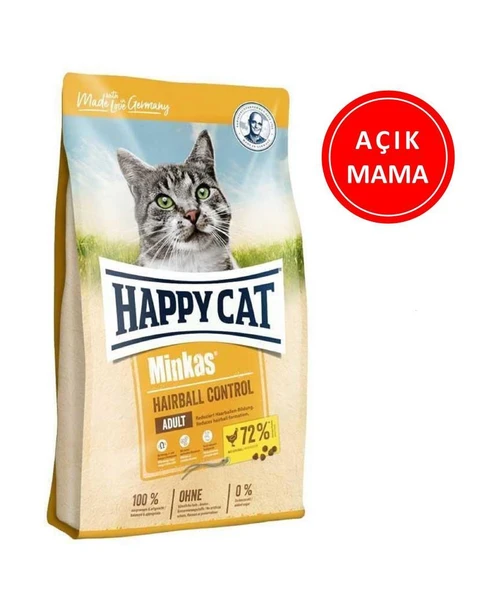 Happy Cat Minkas Hairball Tavuklu Kedi Maması 1 Kg AÇIK ürün görseli 1
