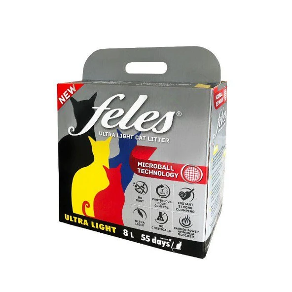 Feles Ultra Light Topaklanan Kedi Kumu 8 Lt ürün görseli 1