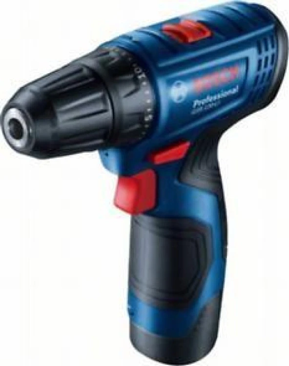 Bosch GSR 120-LI + 23 EXTRA Parça Vidalama Seti 12V 2x2Ah Professional Çift Akülü Vidalama  0.601.9G8.002 ürün görseli 1