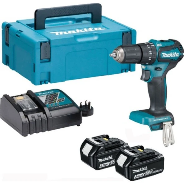 Makita Şarjlı Matkap Darbeli DHP483RFJ ürün görseli 1
