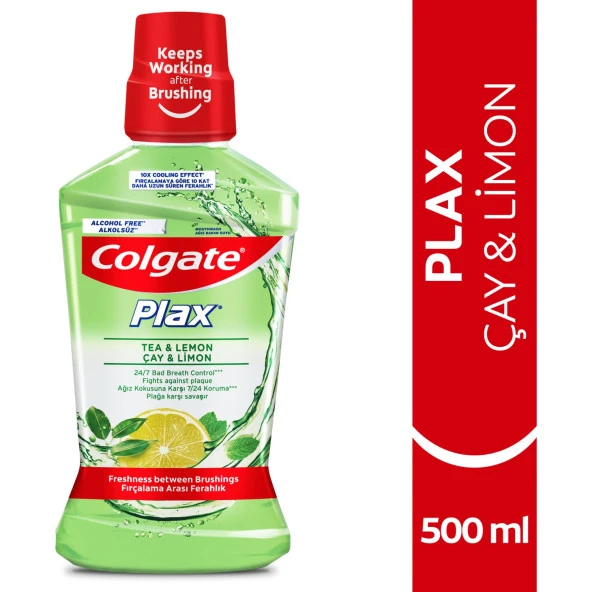 Colgate Plax Çay&Limon Ağız Bakım Suyu 500 Ml ürün görseli 1