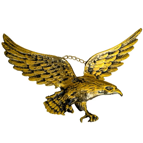 Duvar Süsü Kartal Pirinç Döküm - Resim 3