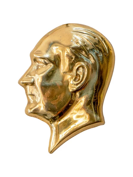 Atatürk Silueti  N3 Pirinç Döküm ürün görseli 1