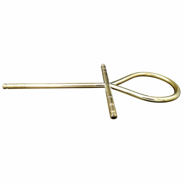 Duvar Süsü Mısır Haçı (Ankh) Pirinç Döküm - Resim 2